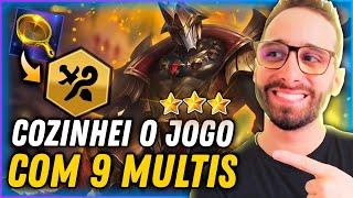 CAÍ NO NOVO PORTAL DA COZINHA FATAL E ACABEI COM O JOGO DE 9 MULTIATAQUES! | Teamfight Tactics