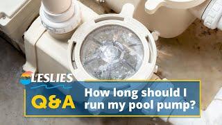 Q&A: How Long Should I Run My Pool Pump? | Leslie's