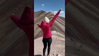 Rainbow mountain (Vinicunca 5.100m) - Peru #travel #shorts #peru #rainbowmountain #adventure