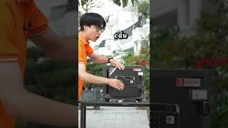 Két sắt mini chống cháy khóa vân tay điện tử tốt nhất cho mọi nhà
