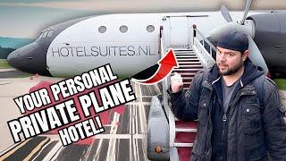 Overnight in a LUXURY plane hotel | AND I FLY A PLANE !