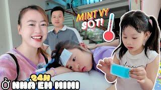 Em Mint Vy Thử Thách 24h Ở Nhà Em MiMi Với Cái Kết Sốt Đùng Đùng @MiMiFamilyChannel