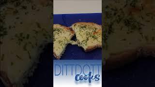 LIFE HACK FOR COLD BUTTER | Sourdough Toast with Provolone & Tarragon - Snack or Breakfast #SHORTS