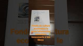 libro: fenomenologia del espiritu