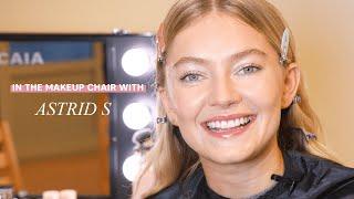 In the makeup chair with Astrid S