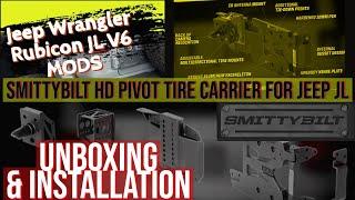 Smittybilt | HD Pivot Tire Carrier for Jeep JL