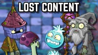 The Unused Content of Plants vs. Zombies 2