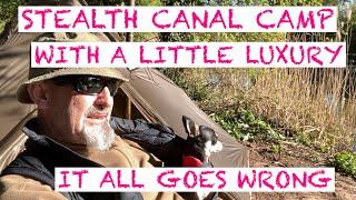 STEALTH CANAL CAMPING WITH A BIT OF LUXURY ONETIGRIS HOT TENT