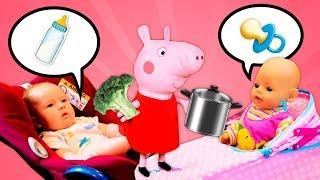 Mamas Schule - 4 Folgen am Stück - Spaß mit Peppa Wutz und Baby Born