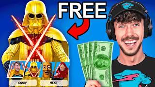 I Pretended To Be MrBeast To Get Free Skins!