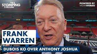 Frank Warren IMMEDIATE REACTION to Daniel Dubois KO Over Anthony Joshua