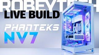 $4000 White Phanteks NV7 Live PC Build  - Giveaways + Phanteks NV7 (7900x / Strix RTX 4080)