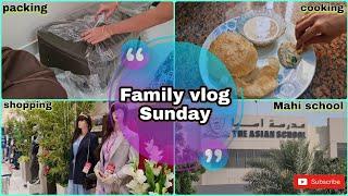 Cleaning, Cooking, Eating, Outing, Shopping | Sunday family vlog | Kannada vlog from Bahrain Gulf |