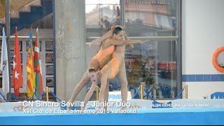 XVI Campeonato de Invierno España Junior Dúo Sincro Sevilla Alisa Ozhogina - Alba Romero