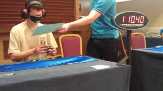 Daniel Sheppard 4x4x4 Blindfolded (former) World Record 3:17.41
