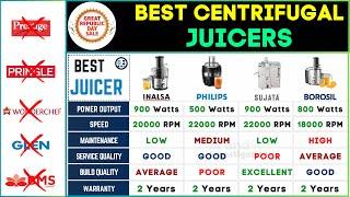 Ultimate Juicer Showdown 2024Top Best Centrifugal Juicer Inalsa vs Sujata vs Borosil vs Philips