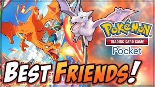 CHARIZARD EX and... AERODACTYL!?!? | Pokemon TCG Pocket