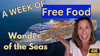 Every Free Food Option on the Wonder of the Seas!