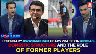 Legendary #WasimAkram heaps praise on #India's domestic structure and the role of former players