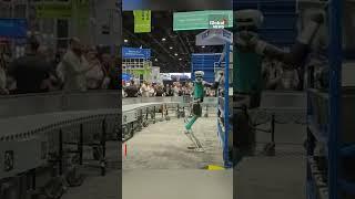 Stressed like the rest of us: Robot collapses under pressure at exhibition