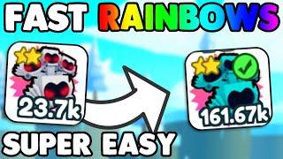 HOW TO GET TONS OF RAINBOW PETS IN PET SIMULATOR X! SUPER FAST! (Roblox Pet Simulator X)