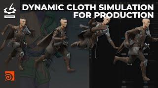 Dynamic Cloth Simulation for Production with Salah Hussein