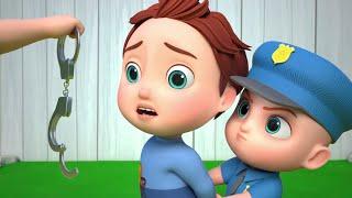 Police Officer Song 10 Minutes + More | Kids Songs And Nursery Rhymes | GoBooBoo