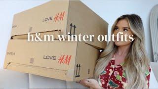 H&M new in winter outfits ️ | party wear, christmas knits & cosy accessories