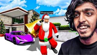 GTA 5: SANTA CLAUS Robbing All the Houses !