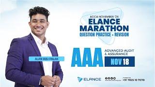 ACCA AAA Question practice Marathon | Question Practice with Elance Learning - Day 1