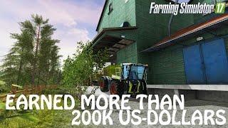 SELLING A LOAD FOR MORE THAN 200K in Farming Simulator 2017 | PC Gaming