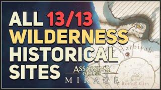 All 13 Wilderness Historical Sites Locations Assassin's Creed Mirage