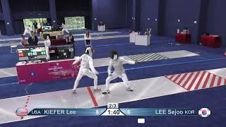 2024 457 T64 32 F F Individual Shanghai ITA GP 8 LEE KOR vs KIEFER USA