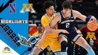 Northwestern vs. Minnesota | BIG TEN TOURNAMENT HIGHLIGHTS | 3/12/25 | NBC Sports