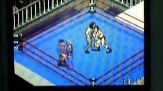 Fire Pro Wrestling 2 - Frozen Wrestler Glitch