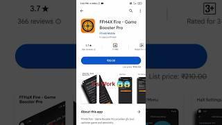 ffh4x fire game booster pro  #shorts #viral free fire hack app new 2023