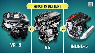 Comparing Straight-5 - VR5 - V5 Engine | Pros & Cons of Each Explained