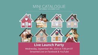 Welcome to my Live Launch Party for the Stampin’ Up! 2024 September-December Mini Catalogue!