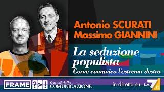 Antonio Scurati, Massimo Giannini | La seduzione populista - in diretta da Camogli, 15/09 ore 16:30