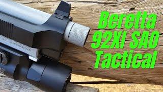 Beretta 92XI SAO Tactical Review