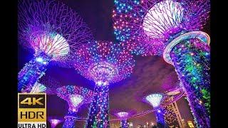 [HD] Gardens by the Bay light show.