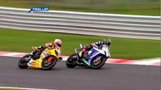 British Superbike 2011 Last Lap - Tommy Hill vs. John Hopkins (+ Post Race Interview)