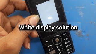 China Mobile White Display problem solution