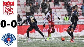 Sivasspor vs Kasımpaşa 0-0 Maç Özeti | Süper Lig 2024/25 Stad Vlogu