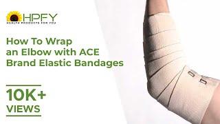 How To Wrap an Elbow with ACE Brand Elastic Bandages? | 3M Bandages | Get flat 10% Off* | Shop Now!