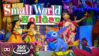 [5K 360] it's a small world Holiday 2019 Disneyland - 360° POV