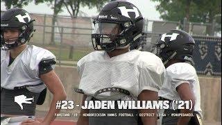 Hendrickson ATH Jaden Williams '21 Working Kick Returns