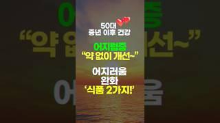 어지럼증, 식품 2가지로 개선  l 항생제 덜 먹기 l 어지럼증 원인 ㅣ 어지러움 증상 ㅣ 어지러움 원인 ㅣ 갑자기 어지러움 ㅣ 어지럼증 치료 ㅣ 어지럼증 증상