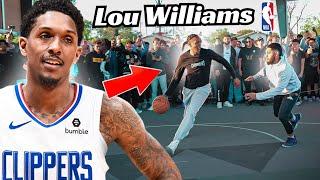 SNEAKING NBA Legend Lou Williams Into A Park Run... (ft. Dwight Howard)