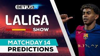 LaLiga Picks Matchday 14 | LaLiga Odds, Soccer Predictions & Free Tips